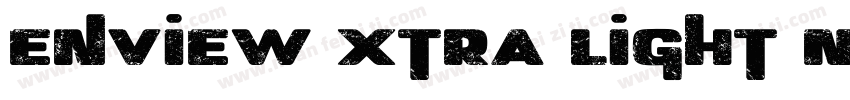 Enview Xtra Light Normal字体转换